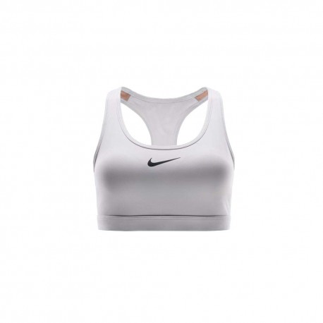 Nike Swoosh Reggiseno Sportivo Medium Support Bianco Donna