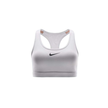 Nike Swoosh Reggiseno Sportivo Medium Support Bianco Donna