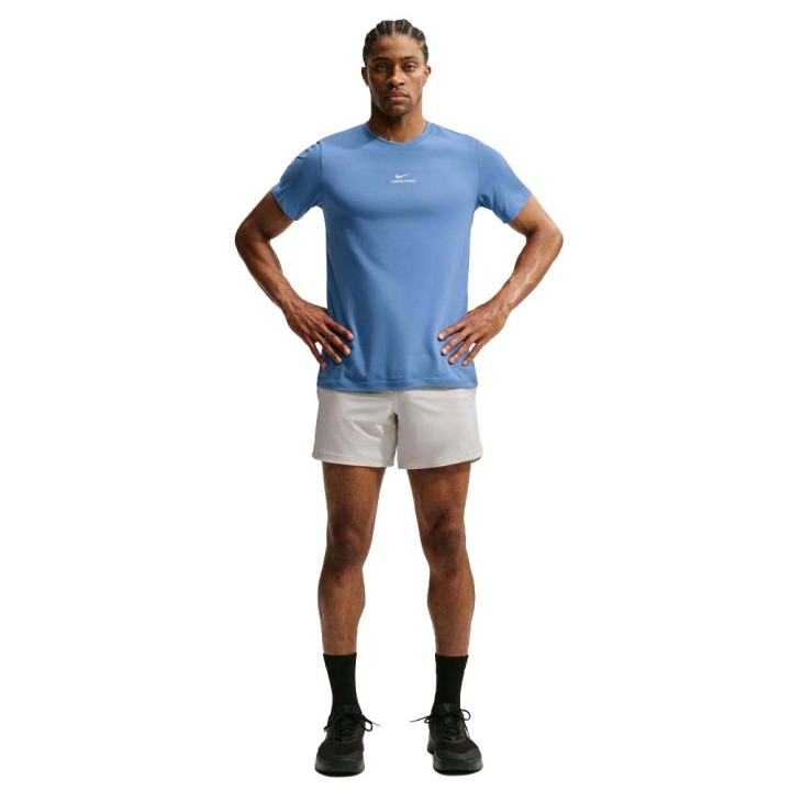 Nike Pro Maglietta Palestra Std Azzurro Uomo