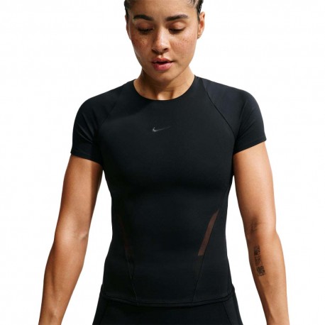 Nike Universa Maglietta Palestra Nero Donna