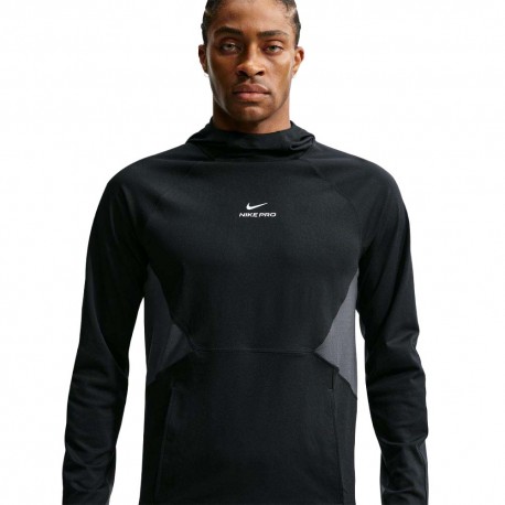 Nike Pro Felpa Palestra Midlayer Nero Uomo