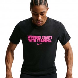 Nike Maglietta Palestra Graphic Nero Uomo