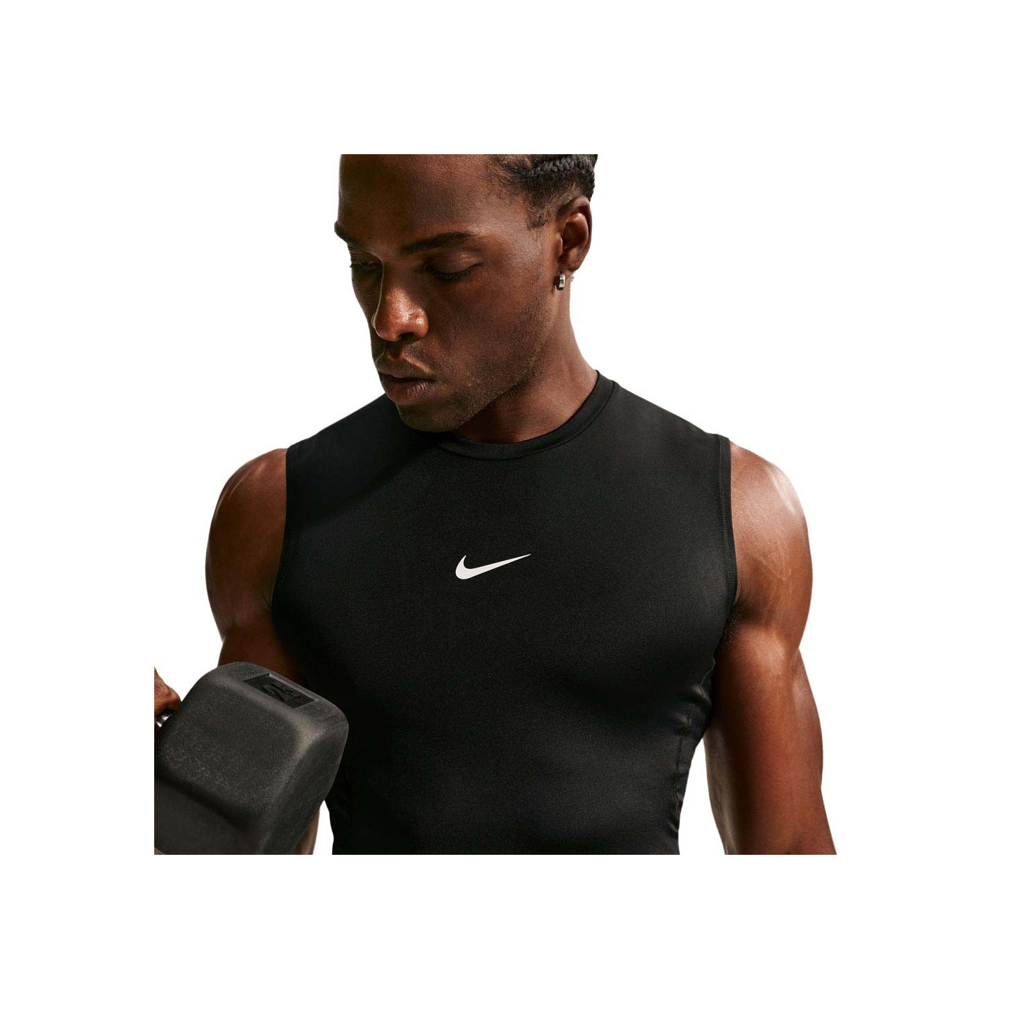 Nike Pro Canotta Palestra Nero Uomo L