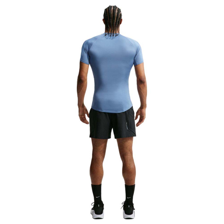 Nike Pro Maglietta Palestra Blu Uomo