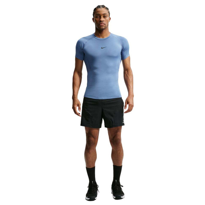 Nike Pro Maglietta Palestra Blu Uomo