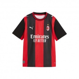 Puma Maglia Calcio Ac Milan Home Replica 26 27 Nero Rosso Bambino