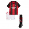 Puma Completo Calcio Neonato Ac Milan Home 26 27 Nero Rosso Uomo