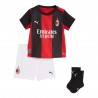 Puma Completo Calcio Neonato Ac Milan Home 26 27 Nero Rosso Uomo
