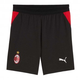 Puma Pantaloncini Calcio Ac Milan Home Replica 26 27 Nero Rosso Bambino