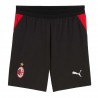 Puma Pantaloncini Calcio Ac Milan Home Replica 26 27 Nero Rosso Bambino