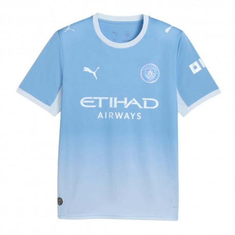 Puma Maglia Calcio Mcfc Home Replica 26 27 Azzurro Blu Uomo