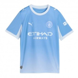 Puma Maglia Calcio Mcfc Home Replica 26 27 Azzurro Blu Bambino