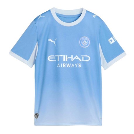 Puma Maglia Calcio Mcfc Home Replica 26 27 Azzurro Blu Bambino