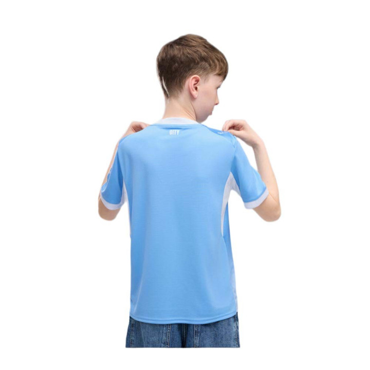 Puma Maglia Calcio Mcfc Home Replica 26 27 Azzurro Blu Bambino