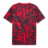 Puma Maglia Maniche Corte Ac Milan Warm Up Nero Rosso Uomo