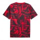Puma Maglia Maniche Corte Ac Milan Warm Up Nero Rosso Uomo