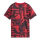 Puma Maglia Maniche Corte Ac Milan Pre Gara Nero Rosso Bambino