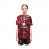 Puma Maglia Maniche Corte Ac Milan Pre Gara Nero Rosso Bambino