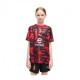Puma Maglia Maniche Corte Ac Milan Pre Gara Nero Rosso Bambino