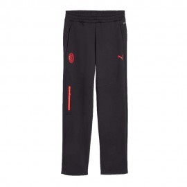 Puma Pantaloni Allenamento Calcio Ac Milan Pumatech Antracite Rosso Uomo