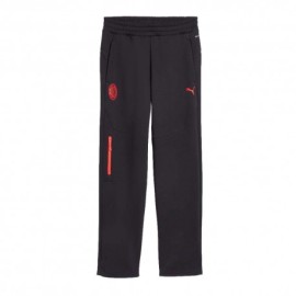 Puma Pantaloni Allenamento Calcio Ac Milan Pumatech Antracite Rosso Uomo