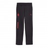 Puma Pantaloni Allenamento Calcio Ac Milan Pumatech Antracite Rosso Uomo