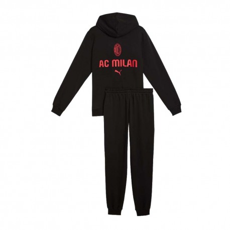 Puma Tuta Calcio Ac Milan Ftbl Culture Nero Rosso Uomo