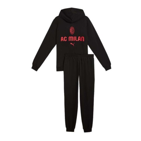 Puma Tuta Calcio Ac Milan Ftbl Culture Nero Rosso Uomo