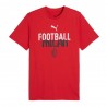 Puma Maglia Maniche Corte Ac Milan Rosso Bianco Uomo