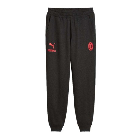 Puma Pantaloni Allenamento Calcio Ac Milan Antracite Rosso Uomo