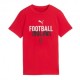 Puma Maglia Maniche Corte Ac Milan Rosso Bianco Bambino