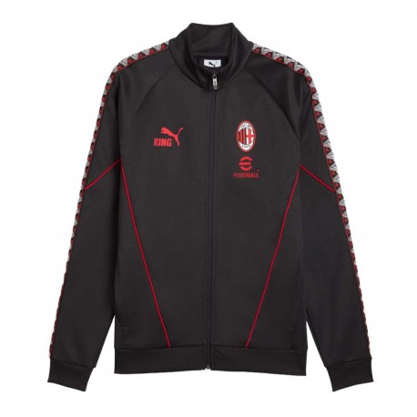 Puma Felpa Ac Milan King Anthem Antracite Rosso Uomo