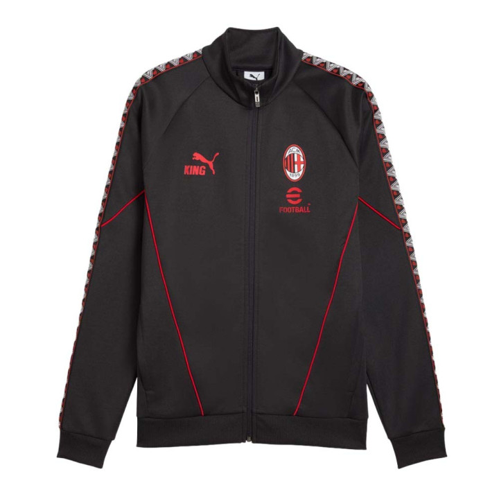 Puma Felpa Ac Milan King Anthem Antracite Rosso Uomo