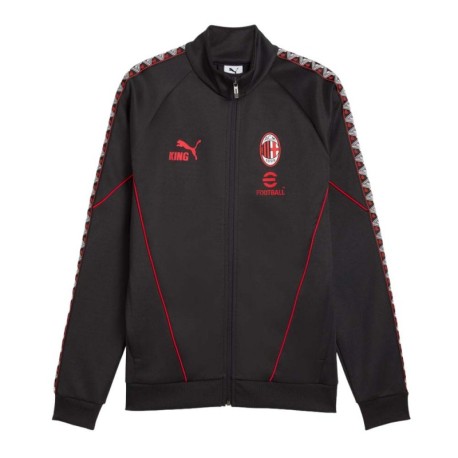 Puma Felpa Ac Milan King Anthem Antracite Rosso Uomo