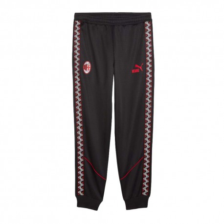 Puma Pantaloni Allenamento Calcio Ac Milan King Anthem Antracite Rosso Uomo
