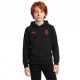Puma Felpa Calcio Ac Milan Ess Nero7Rosso Bambino