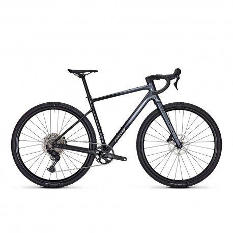 Focus Atlas 6.7 Cues U6030 1X11V Steelgray Nero - Bici Gravel