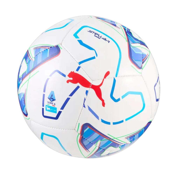 Puma Pallone Calcio Piccolo Stellar Serie A Blu Azzurro