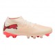 Puma Future 9 Match Fg Ag Bianco Rosso - Scarpe Da Calcio Uomo