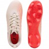 Puma Future 9 Play Fg Ag Bianco Rosso - Scarpe Da Calcio Bambino