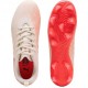 Puma Future 9 Play Fg Ag Bianco Rosso - Scarpe Da Calcio Bambino