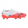 Puma Ultra Nitro 7 Pro Fg Bianco Rosso - Scarpe Da Calcio Uomo