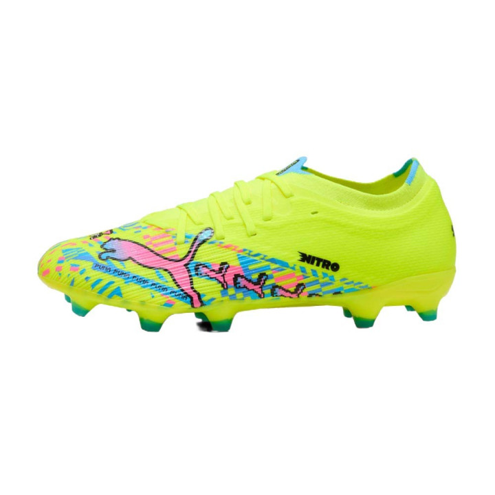 Puma Ultra Nitro 7 Match Adv Level Fg Ag Lime Multicolor - Scarpe Da Calcio Uomo