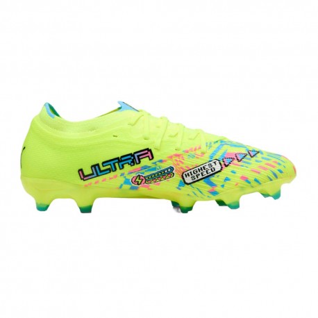 Puma Ultra Nitro 7 Match Adv Level Fg Ag Lime Multicolor - Scarpe Da Calcio Uomo