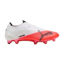 Puma Ultra Nitro 7 Ultimate Ll Fg Bianco Rosso - Scarpe Da Calcio Uomo