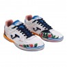 Joma Sport Top Flex 2682 Indoor Lucao Bianco Blu - Scarpe Da Calcio Uomo