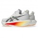 Asics Megablast Bianco Arancio Glow - Scarpe Running Uomo