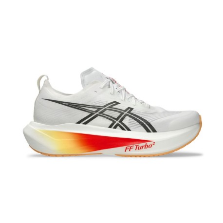 Asics Megablast Bianco Arancio Glow - Scarpe Running Uomo