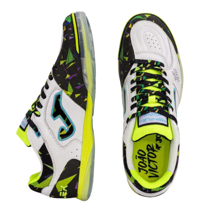 Joma Sport Top Flex 2692 Indoor Joao Victor Bianco Nero - Scarpe Da Calcio Uomo
