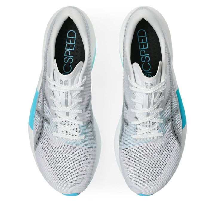 Asics Magic Speed 5 Bianco Pure Argento - Scarpe Running Uomo